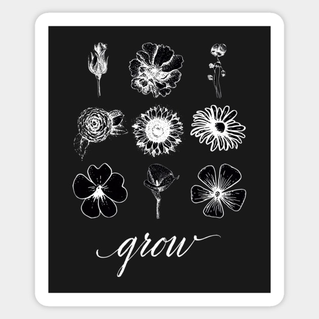 Grow Sticker by xenapulliam